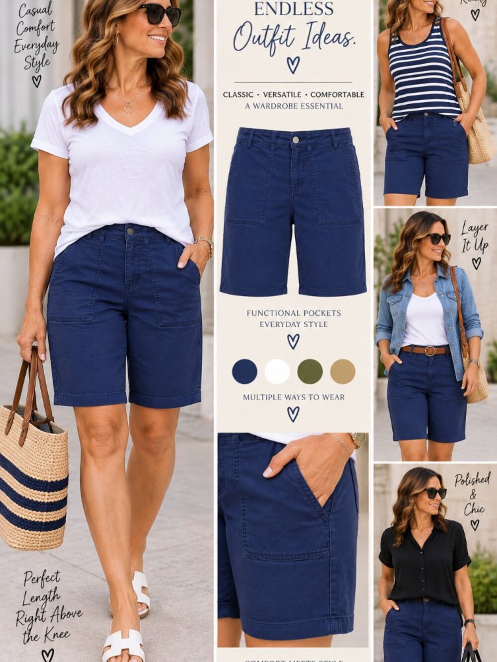 Lane Bryant Bermuda Shorts – Size 14
